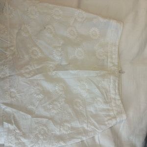 altard state white mini skirt